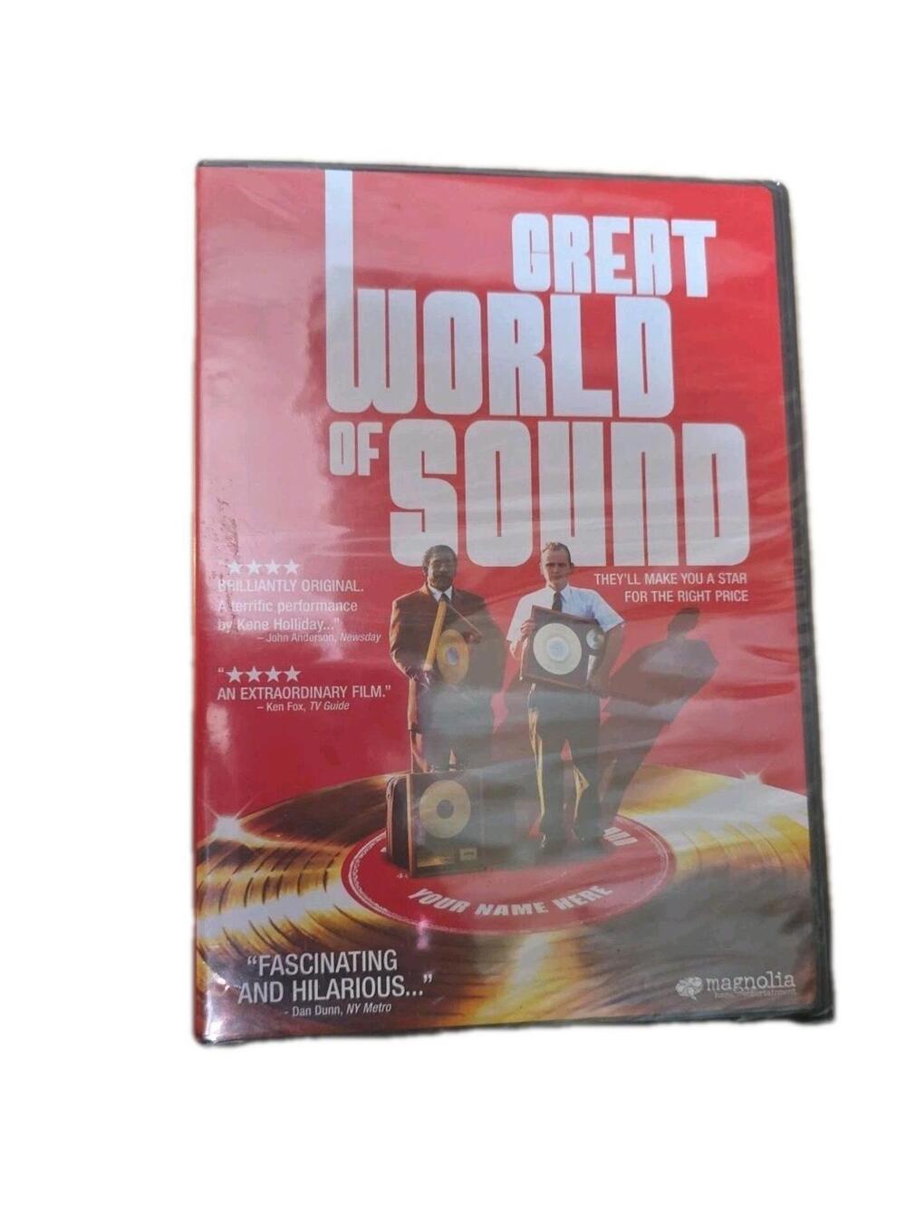 Great World of Sound (DVD) Pat Healy - Kene Holliday Brand New Sealed In Plastic